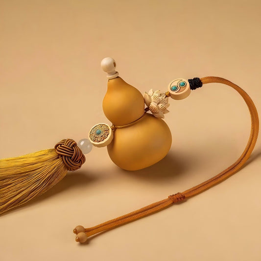 Natural Gourd Tassel Pendant